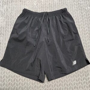 New Balance Mens Core Run 7" Running Shorts Black MS93918 Size M Training Gym